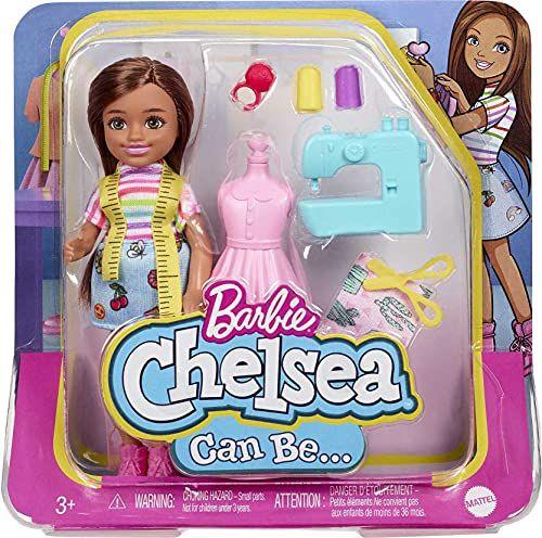 Imagem de Conjunto Barbie Chelsea Playset 6 Estilista Morena