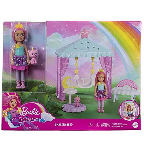 Imagem de Conjunto Barbie Dreamtopia Chelsea, doce e colorido