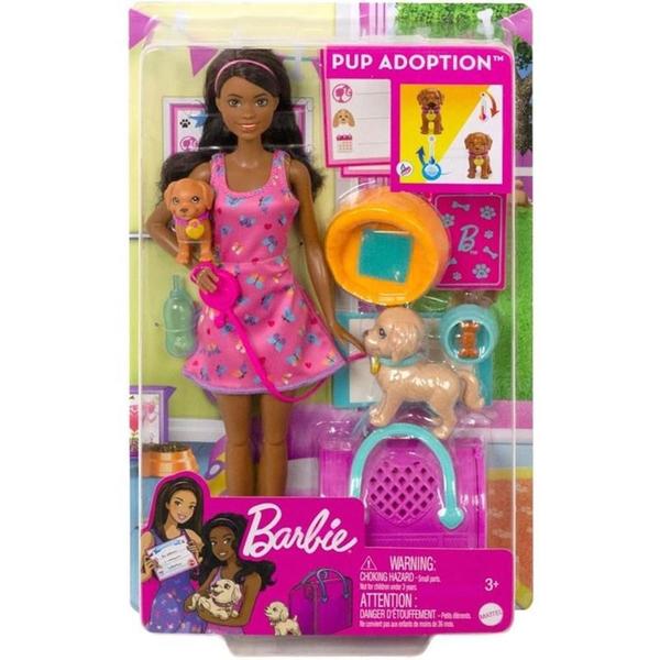 Imagem de Conjunto Barbie Family Adoção de Pets HKD87 Mattel