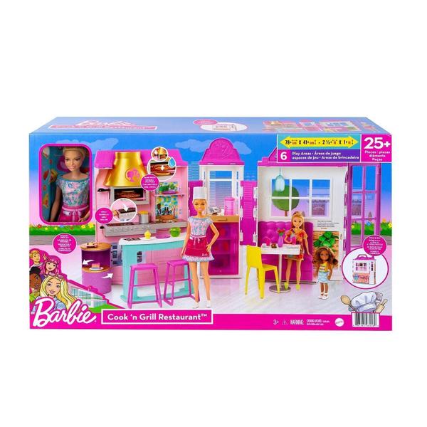 Imagem de Conjunto Barbie Restaurante Cook 'n Grill Mattel