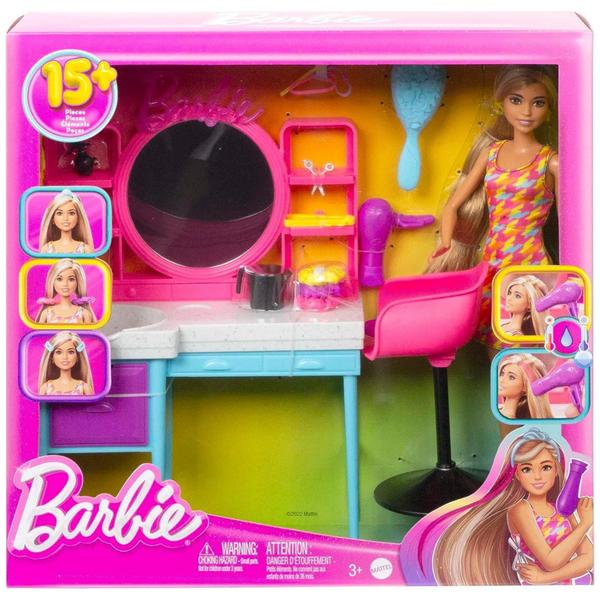 Imagem de Conjunto Barbie Totally Hair Salão de Beleza - 194735108268