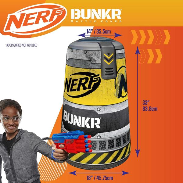 Imagem de Conjunto Battle Bunker NERF BUNKR Battle Royale inflável, 5 unidades