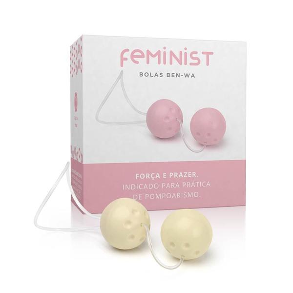 Imagem de Conjunto Ben - Wa Feminist com 02 Bola - Marfim