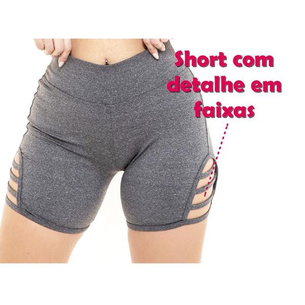 Conjunto Bermuda com Faixa e Top Suplex Fitness Feminino - Sempretemvendas Imagem de Conjunto Bermuda com Faixa e Top Suplex Fitness Feminino