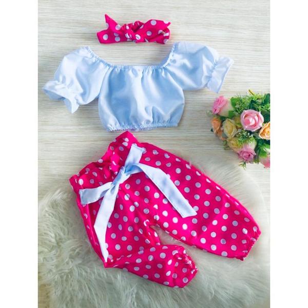 Conjunto Blogueirinha Roupa De Menina Infantil Mini Diva Modinha
