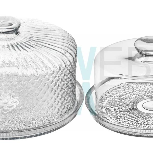 Conjunto Boleira Tampa Bico de Jaca Prato 28cm para Bolo e Queijeira de Vidro Vitazza Mesa Posta, Praticidade Sustentável, Organização e Decoração Imagem de Conjunto Boleira Tampa Bico de Jaca Prato 28cm para Bolo e Queijeira de Vidro Vitazza Mesa Posta, Praticidade Sustentável, Organização e Decoração