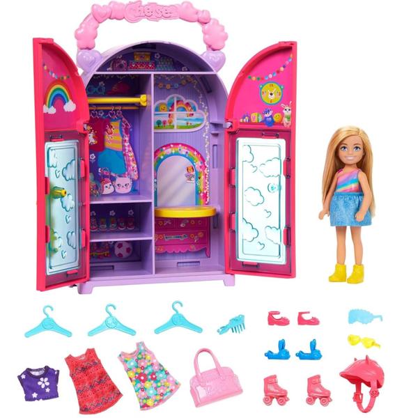 Imagem de Conjunto Boneca Barbie Chelsea Closet Mattel