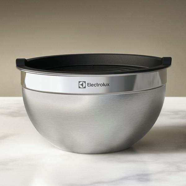 Imagem de Conjunto Bowls de Inox Electrolux com Tampa Plástica 3 Peças