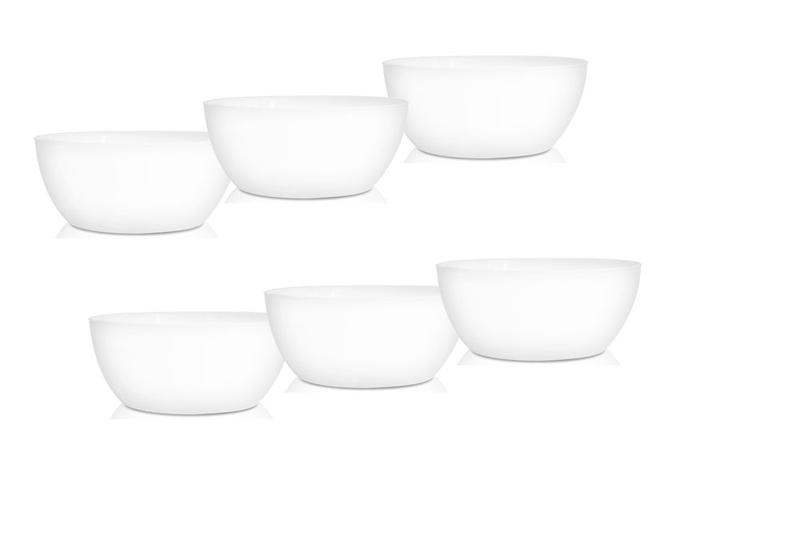 Imagem de Conjunto Bowls Plastico PP resistente com 6 pç para petiscos