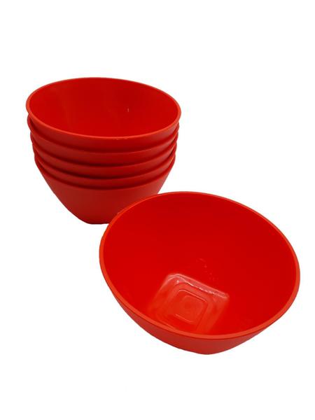 Imagem de Conjunto Bowls Sobremesa Tigela Saladeira 7 Peças Vermelho