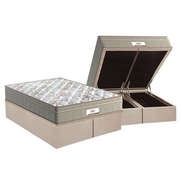 Conjunto Box Baú King: Colchão Molas Probel MasterPocket Ensacadas ProDormir Pallace + Base CRC Suede Clean(193x203) Imagem de Conjunto Box Baú King: Colchão Molas Probel MasterPocket Ensacadas ProDormir Pallace + Base CRC Suede Clean(193x203)