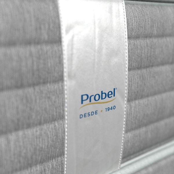 Imagem de Conjunto Box Casal Mola Ensacada Probel Elegancy Springs (138x188x60cm) Branco