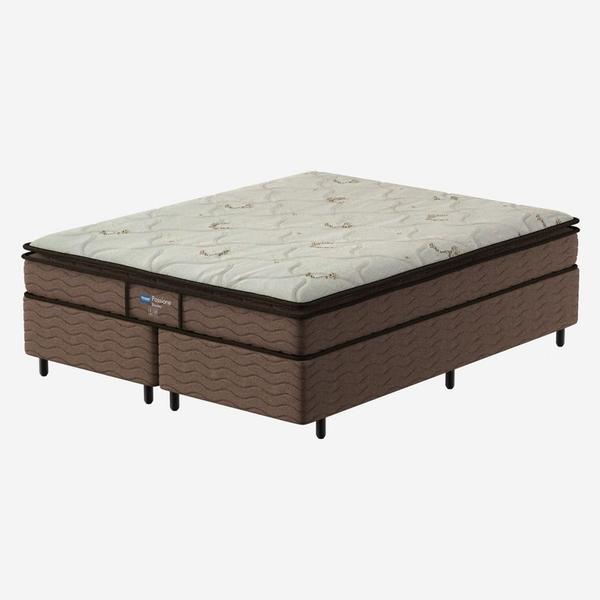 Conjunto Box Queen Mola Ensacada Probel Passione Bambu (158x198x52cm) Branco