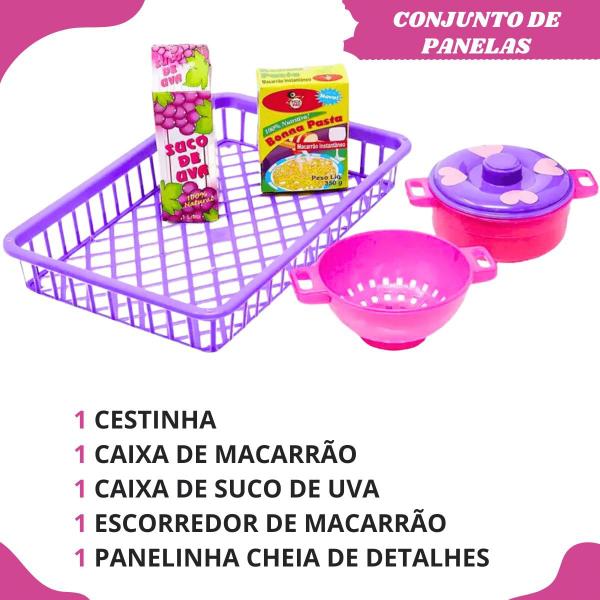 Imagem de Conjunto Brinquedos Infantil Meninas Microondas Batedeira Liquidificador Mini Mercado Conjunto de Panelas Brinquedo Interativo Crianças Cozinha Panelinhas Cozinhar Crianças Presente Natal