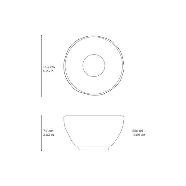 Imagem de CONJUNTO C/ 6 BOWL ORGÂNICO LATTE 558ml