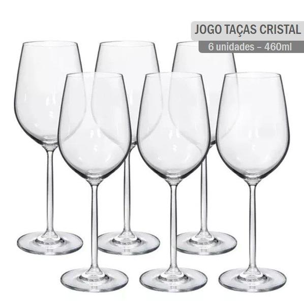 Imagem de Conjunto c/ 6 Taças de Cristal 460ml Edelita