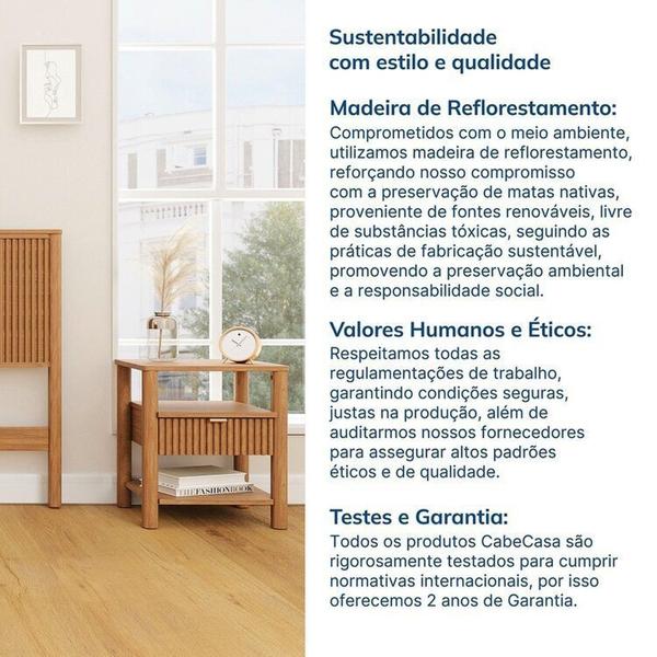 Conjunto Cabeceira Casal com 2 Mesas de Cabeceira Oiti Cabecasa MadeiraMadeira Marrom Imagem de Conjunto Cabeceira Casal com 2 Mesas de Cabeceira Oiti Cabecasa MadeiraMadeira Marrom
