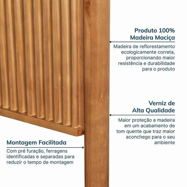 Conjunto Cabeceira Casal com 2 Mesas de Cabeceira Oiti Cabecasa MadeiraMadeira Marrom Imagem de Conjunto Cabeceira Casal com 2 Mesas de Cabeceira Oiti Cabecasa MadeiraMadeira Marrom