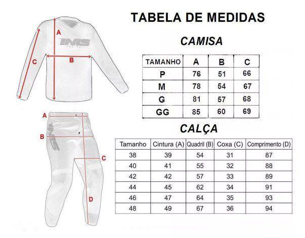 Imagem de Conjunto Calça + Camisa Ims Mx Total Active Trilha Motocross