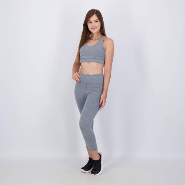 Imagem de Conjunto Calça Legging e Top Hering Cinza