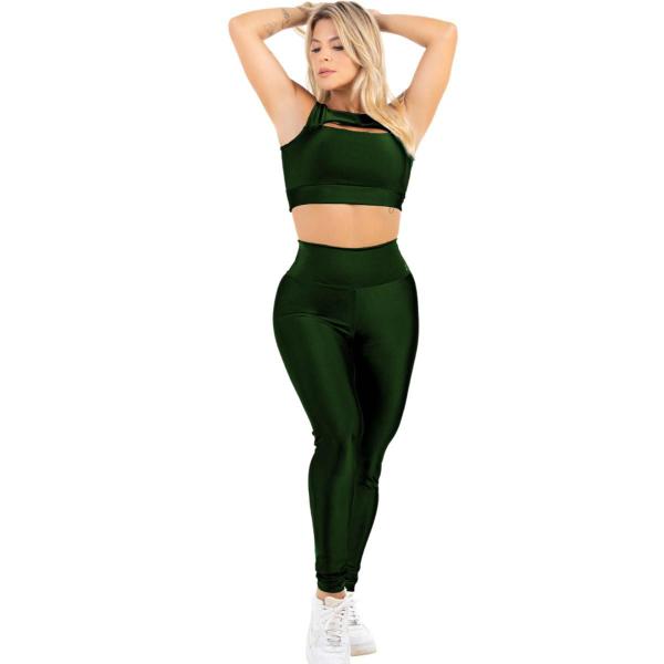 Imagem de Conjunto Calça Legging Fit Roupa Feminina Academia Premium