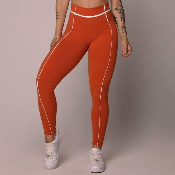 Imagem de Conjunto Calca Legging Queens Comum + Top Acafrao Moving