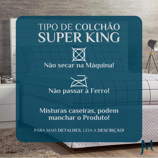 Imagem de Conjunto Cama Casal King Size Aisha Estampado 100% Algodão