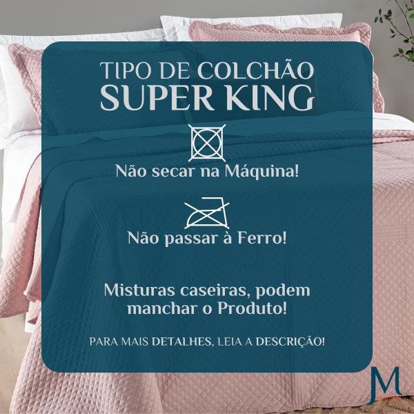 Imagem de Conjunto Cama Casal King Size Amber Bordado 200 Fios Super