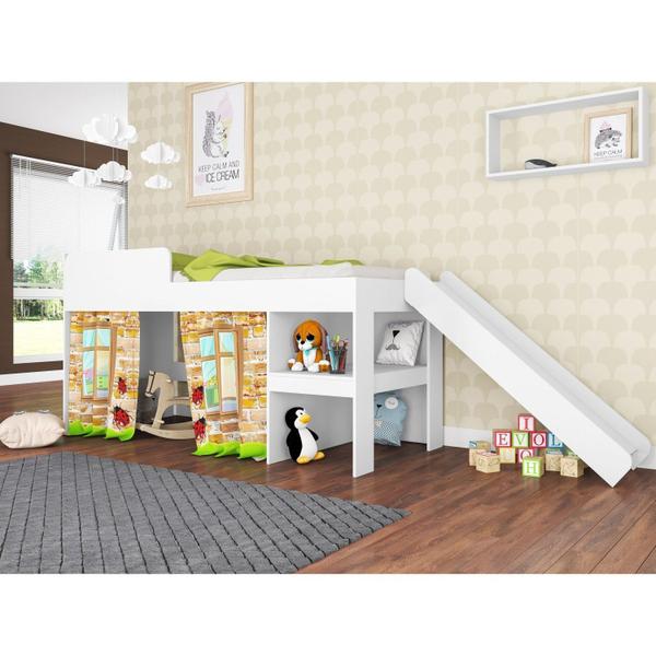 Conjunto Cama e Baú 90 Playground Meu Fofinho - Art in Móveis Imagem de Conjunto Cama e Baú 90 Playground Meu Fofinho