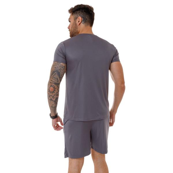 Imagem de Conjunto Camisa E Short Masculino Dry Fitnnes Academia