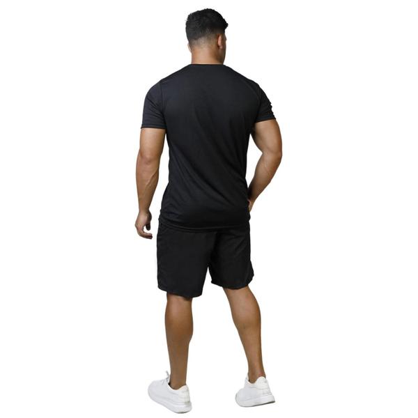 Imagem de Conjunto Camiseta e Bermuda treino Atleta Corrida Fitness