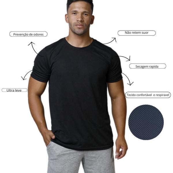 Imagem de Conjunto Camiseta e Bermuda treino Atleta Corrida Fitness