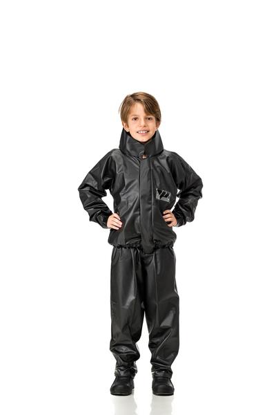 Imagem de Conjunto Capa de Chuva Moto PVC Infantil com Gola Pantaneiro