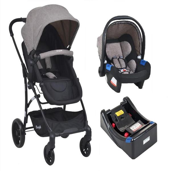 Imagem de Conjunto Carrinho de Bebê Convert - Cappuccino - Burigotto