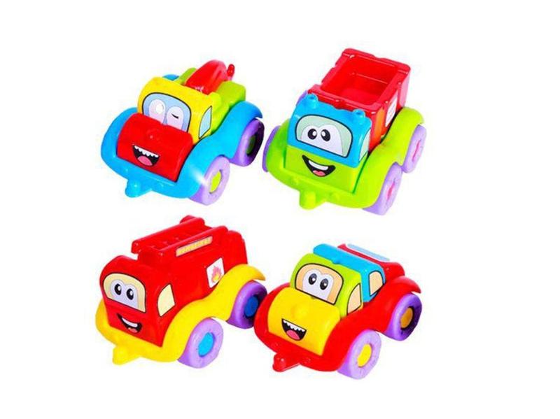 Imagem de Conjunto Carrinhos De Montar M-Bricks Cars 52 Peças - Maral