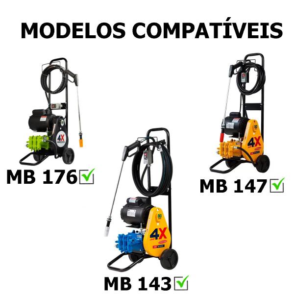 Imagem de Conjunto Chave Interruptor Bipolar 30A, Liga/Desliga Para MB 143/147/176 Peça Original Hydronlubz JHF 4X