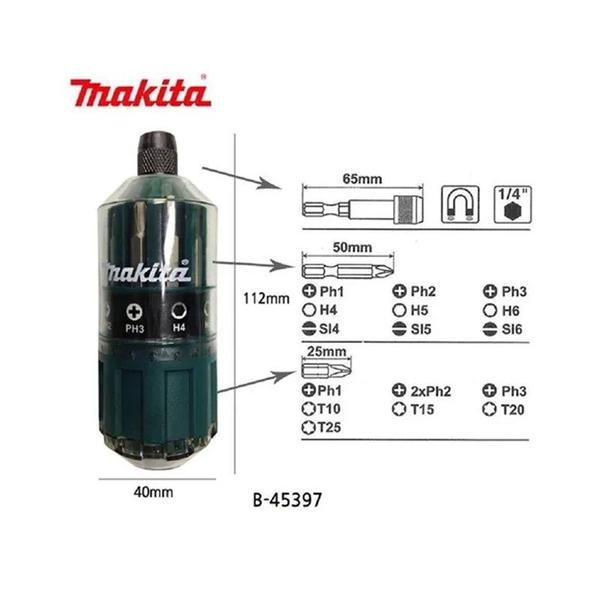 Imagem de Conjunto Chave Manual C/ Bits 18pçs B-28896 Makita