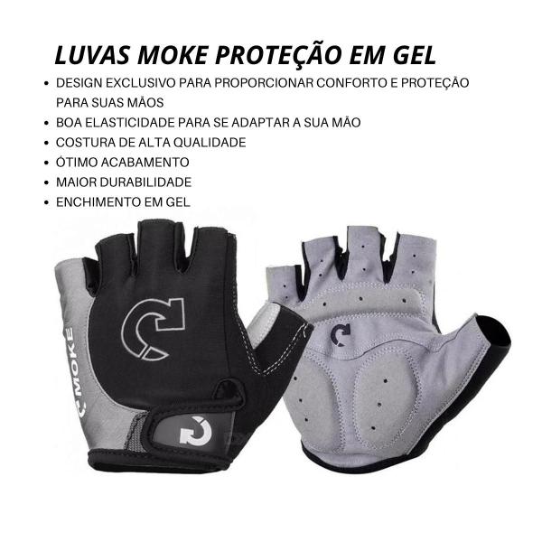 Imagem de Conjunto Ciclismo Camisa e Bermuda C/ Proteção UV + Capacete Ciclismo + Luva de Ciclismo + Óculos Esportivo +  Manguito + Bandana