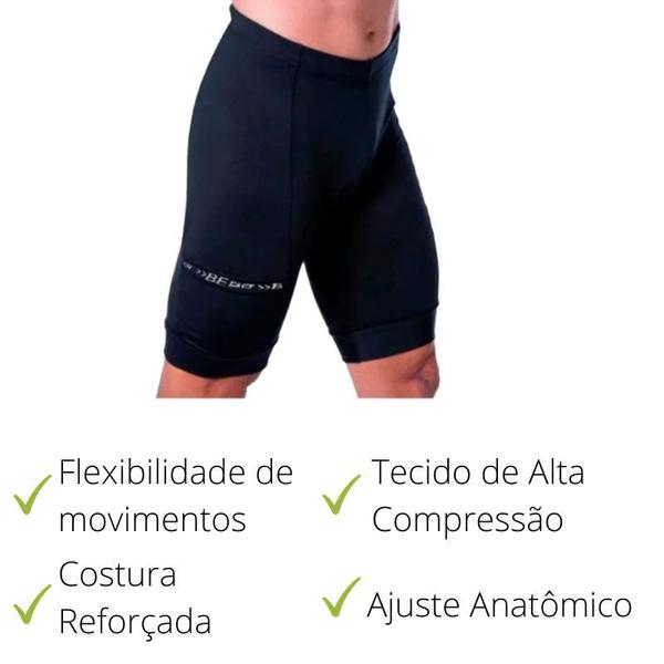 Conjunto Ciclismo Masculino Camisa e Bermuda Forro de Espuma - Befast Imagem de Conjunto Ciclismo Masculino Camisa e Bermuda Forro de Espuma