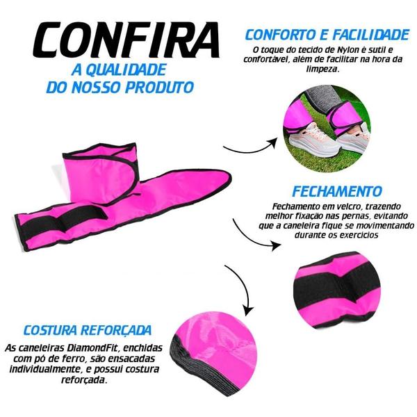 Imagem de Conjunto Colchão Colchonete 5KG Rosa Espuma D50 Descanso Camping Luta Yoga Com Peso de Perna Musculação Panturrilha Abdutora Rosa