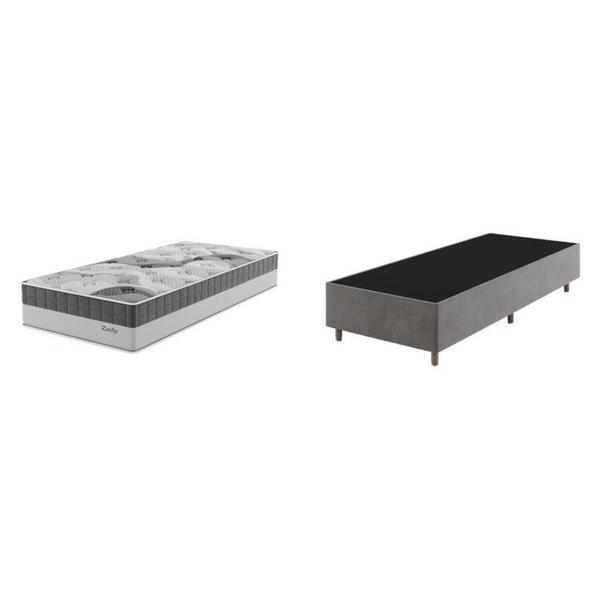 Conjunto Colchão Ortopédico e Base Box Solteiro 71x88x188cm Zady Yescasa Imagem de Conjunto Colchão Ortopédico e Base Box Solteiro 71x88x188cm Zady Yescasa