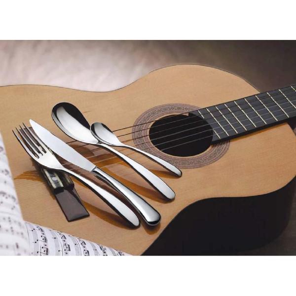Conjunto Colher Chá Café 6 Peças Italiana Forever Salvinelli Imagem de Conjunto Colher Chá Café 6 Peças Italiana Forever Salvinelli