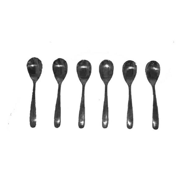 Conjunto Colher Chá Café 6 Peças Italiana Forever Salvinelli Imagem de Conjunto Colher Chá Café 6 Peças Italiana Forever Salvinelli