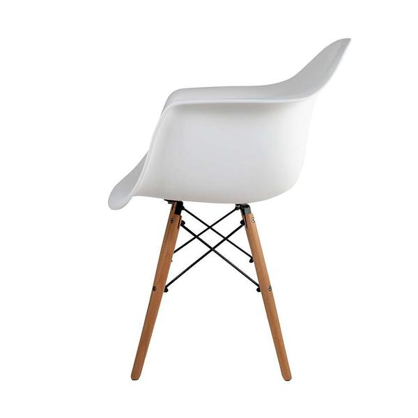 Imagem de Conjunto com 2 Cadeiras Charles Eames com Braço I Branco