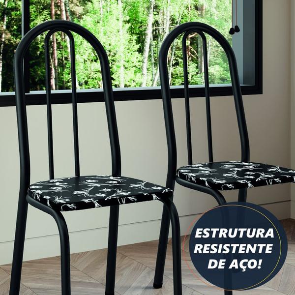 Imagem de Conjunto Com 2 Cadeiras Tubular Diva Artefamol