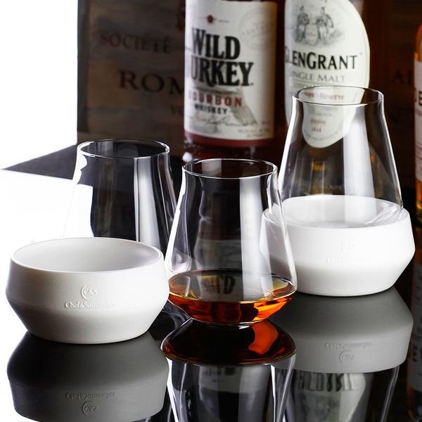 Imagem de Conjunto com 2 Copos de Whisky France Chef & Sommelier - Suporte de Cristal Kwarx