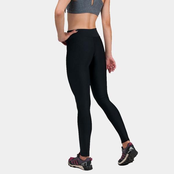 Imagem de Conjunto com 3 Calças Legging Fitnes Suplex Lisa Cintura Alta Azul Bic, Cinza e Preta