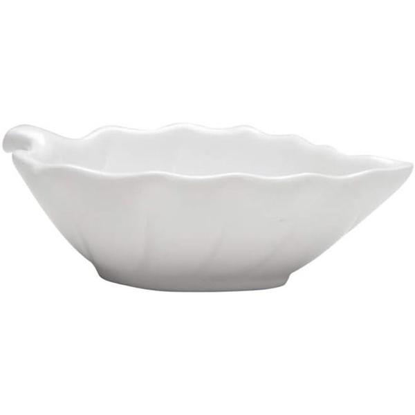 Imagem de Conjunto Com 4 Bowls De Porcelana  Folha Branco Leafes