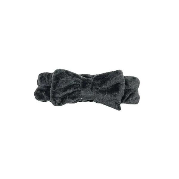 Conjunto com 4 Faixas de Cabelo de Pelúcia Monocromáticas Imagem de Conjunto com 4 Faixas de Cabelo de Pelúcia Monocromáticas