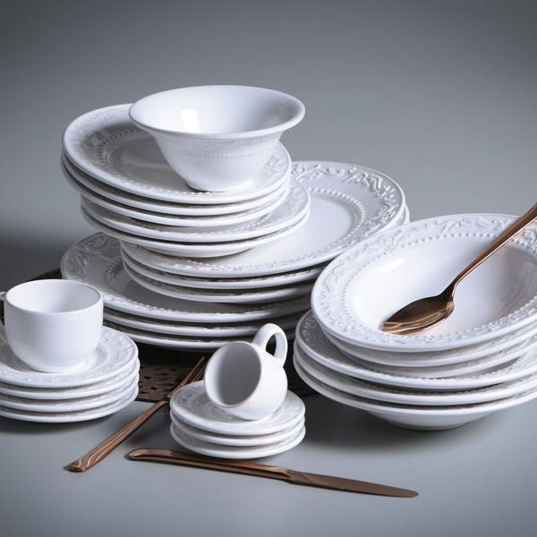 Imagem de Conjunto Com 6 Bowl Acanthus Branco 445ml